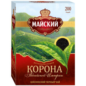 Чай чёрный Майский «Корона Российской Империи», 200гр.