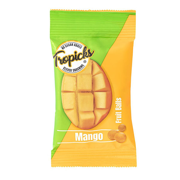 Kuivatatud mango pallid 50g “Tropics”