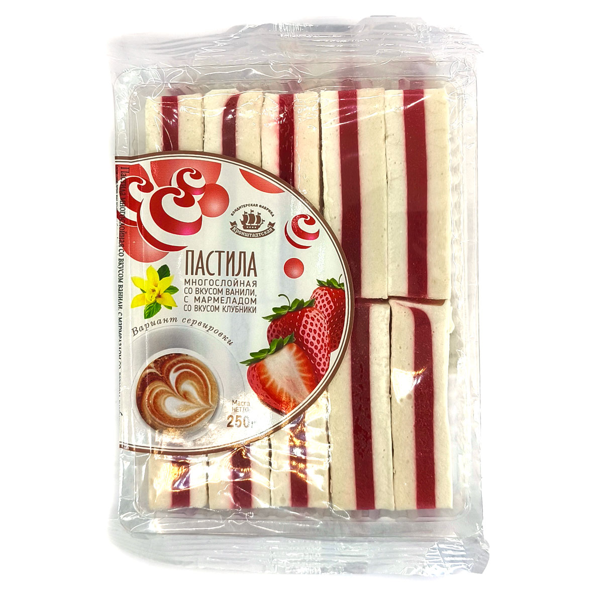 Pastilaa maasika maistelise marmalaadi kihiga 250g