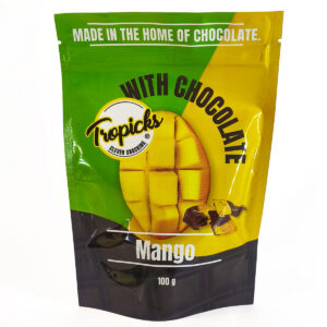 Kuivatatud mango šokolaadis 100g “Tropicks”