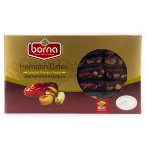 Hamoon täidetud datlid pistaatsia pähkliga 330g “Borna”