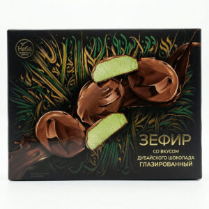 Зефир глазированный со вкусом «Дубайский шоколад» 185 г (Нева)