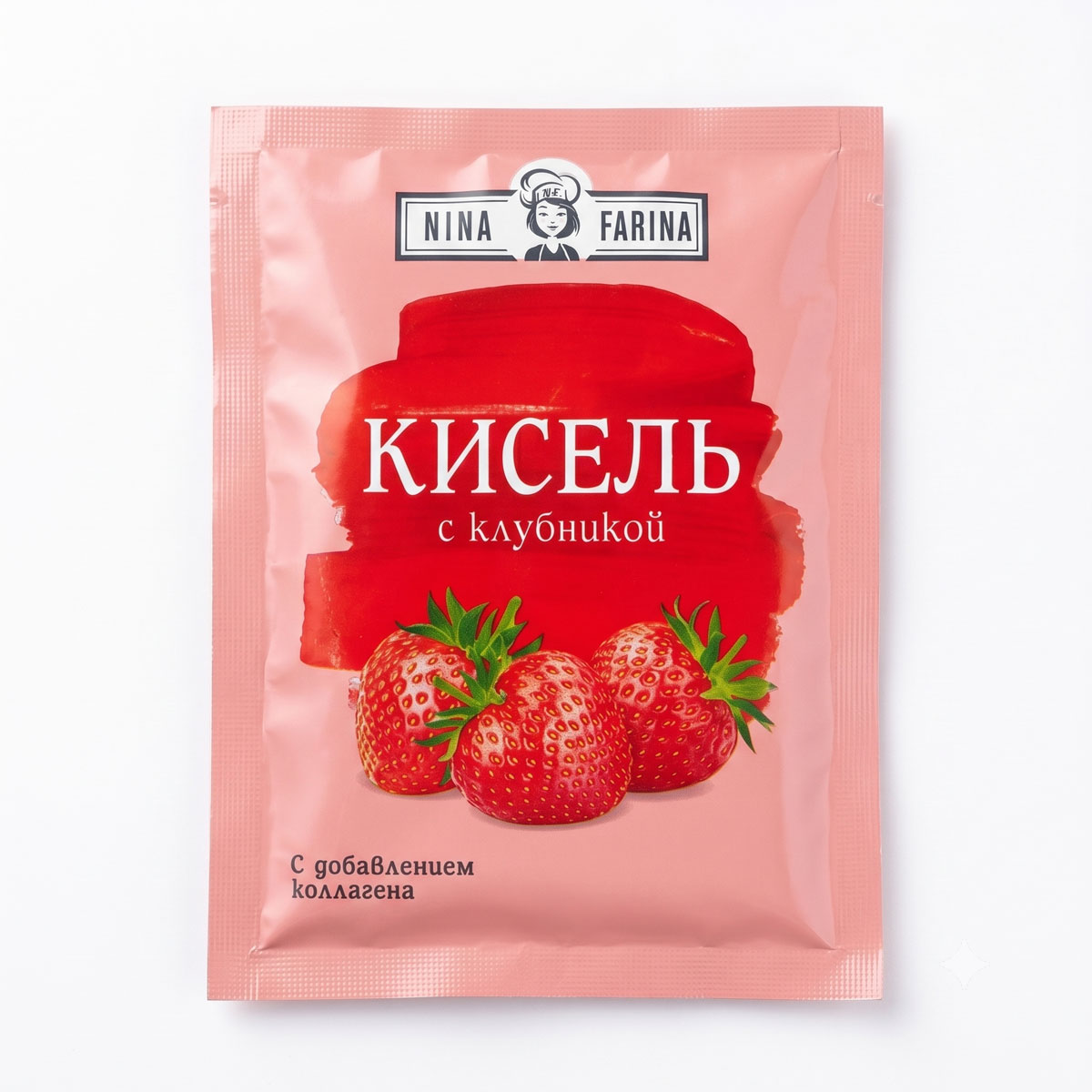 Кисель с клубникой, 110 г (Нина Фарина)